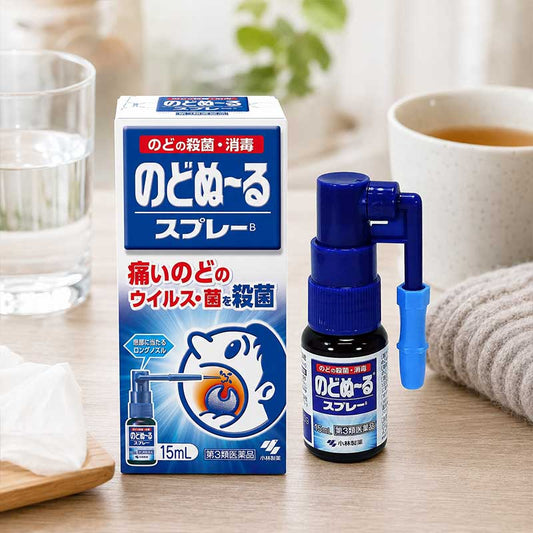 小林製藥 Nodonuru 喉嚨殺菌消炎噴劑[第3類医薬品]熊友推薦