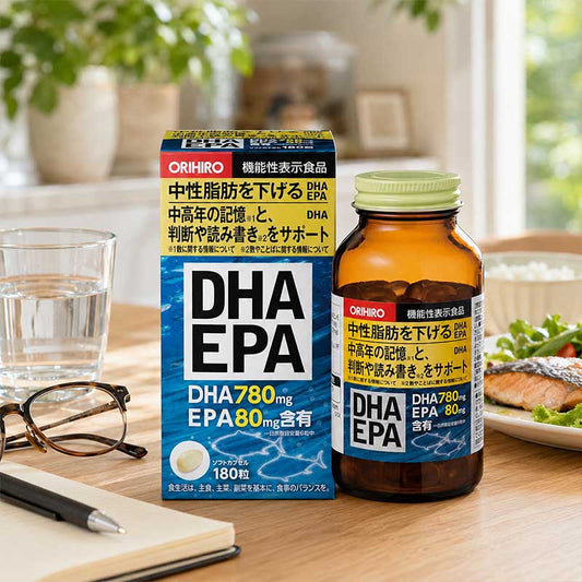 ORIHIRO DHA+EPA 魚油軟膠囊 180粒 熊友推薦