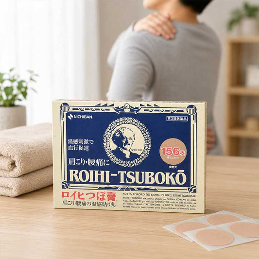 米其邦 老爺爺貼布 Nichiban ROIHI 老人頭穴位貼 156片 [第3類醫藥品]