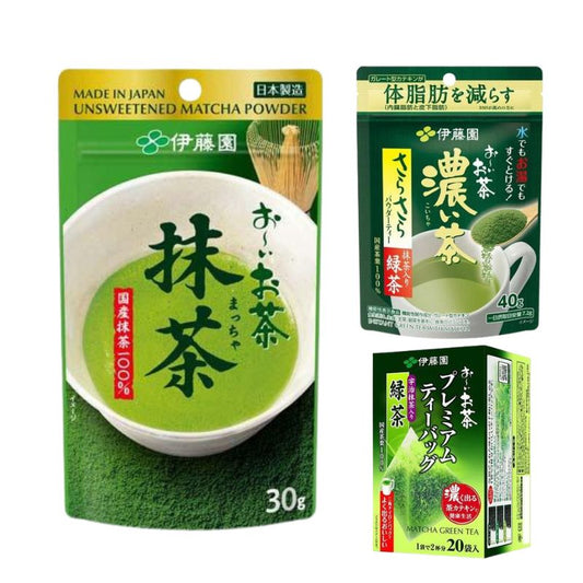 伊藤園 綠茶/烘焙茶/抹茶/玄米茶系列