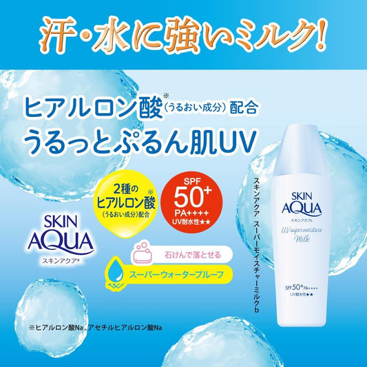 【數量限定特價】樂敦製藥 Skin Aqua超保濕水感防曬乳 40mL