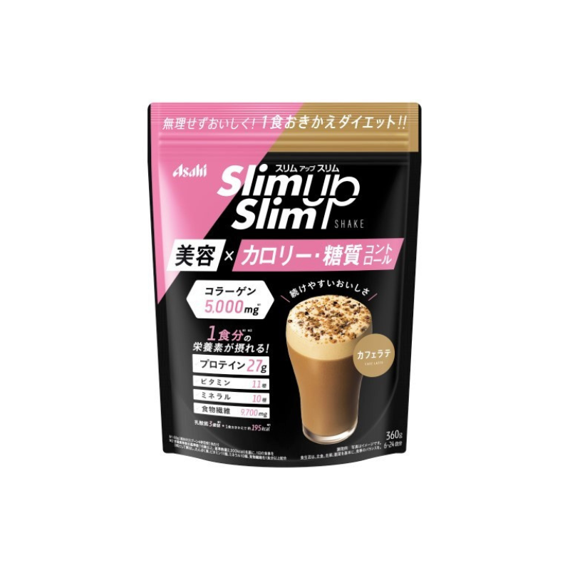 朝日Asahi Slim Up 膠原蛋白奶昔代餐/大豆蛋白 奶昔代餐/膳食纖維 飽足感 膠原蛋白美容飲 纖膳飲