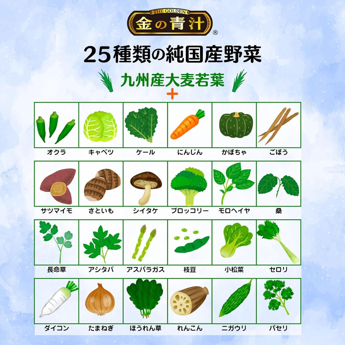 NIHON YAKKEN日本藥健 金の青汁 25種の純国産野菜 乳酸菌×酵素 系列保健品