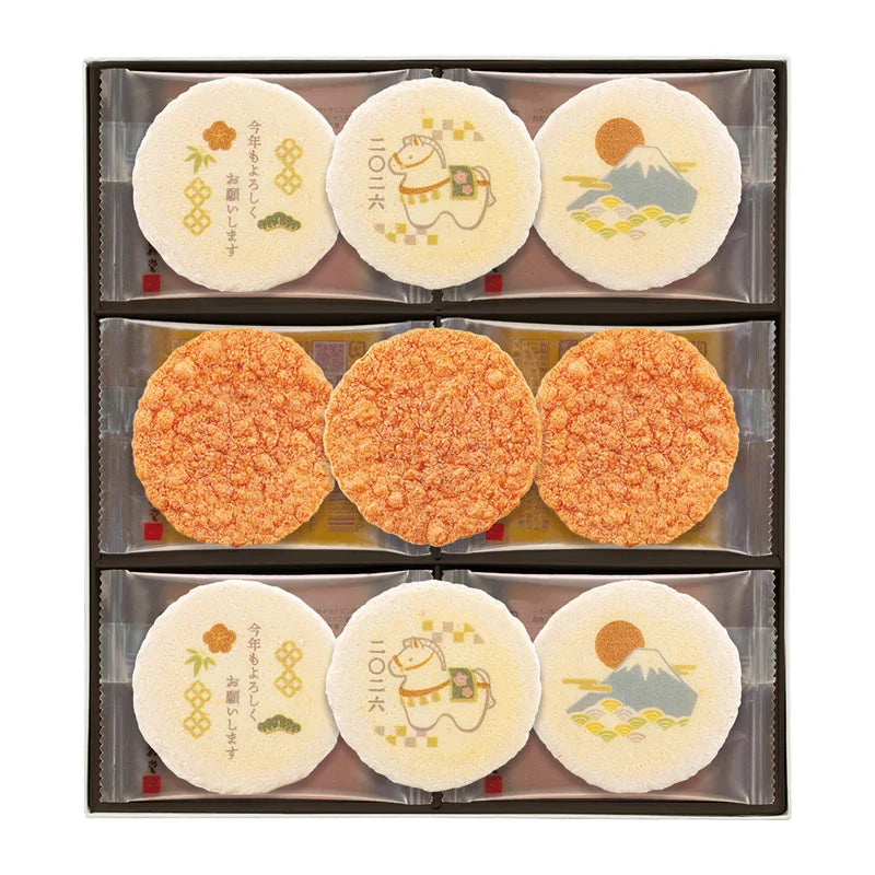 AEON 桂新堂 2026馬年限定 新春蝦餅 18枚【數量限定】