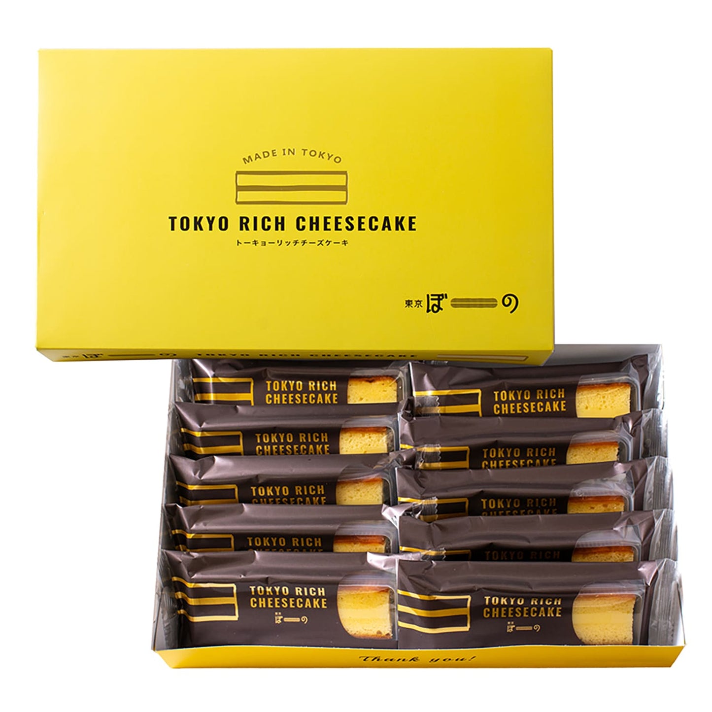 東京ぼーの 東京濃郁起司蛋糕（10 入）