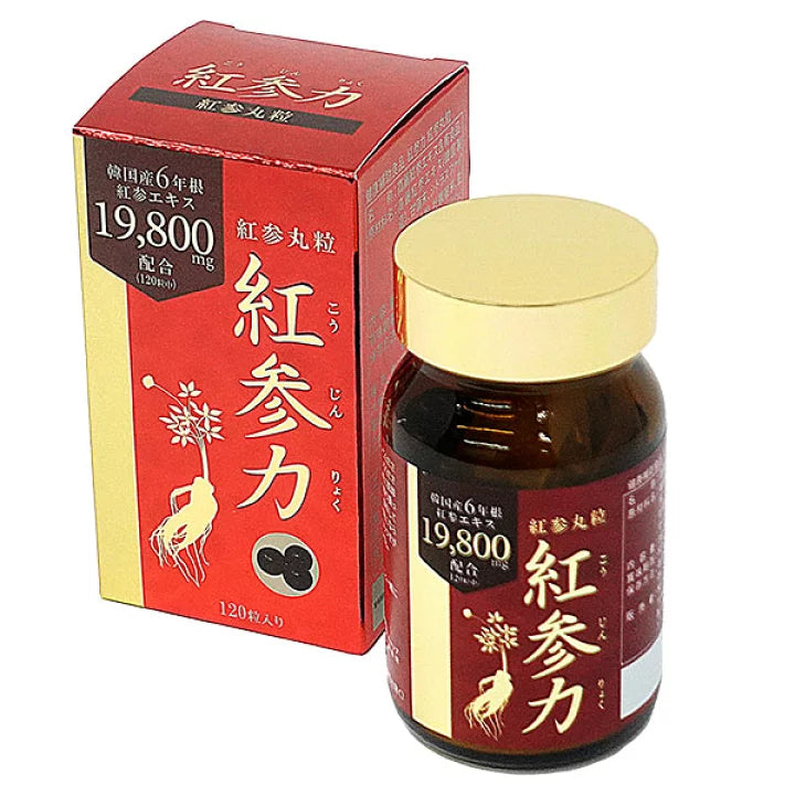 紅參力 高麗紅參膠囊/高麗紅參茶金裝 3g×30包/紅參力紅參丸 120粒