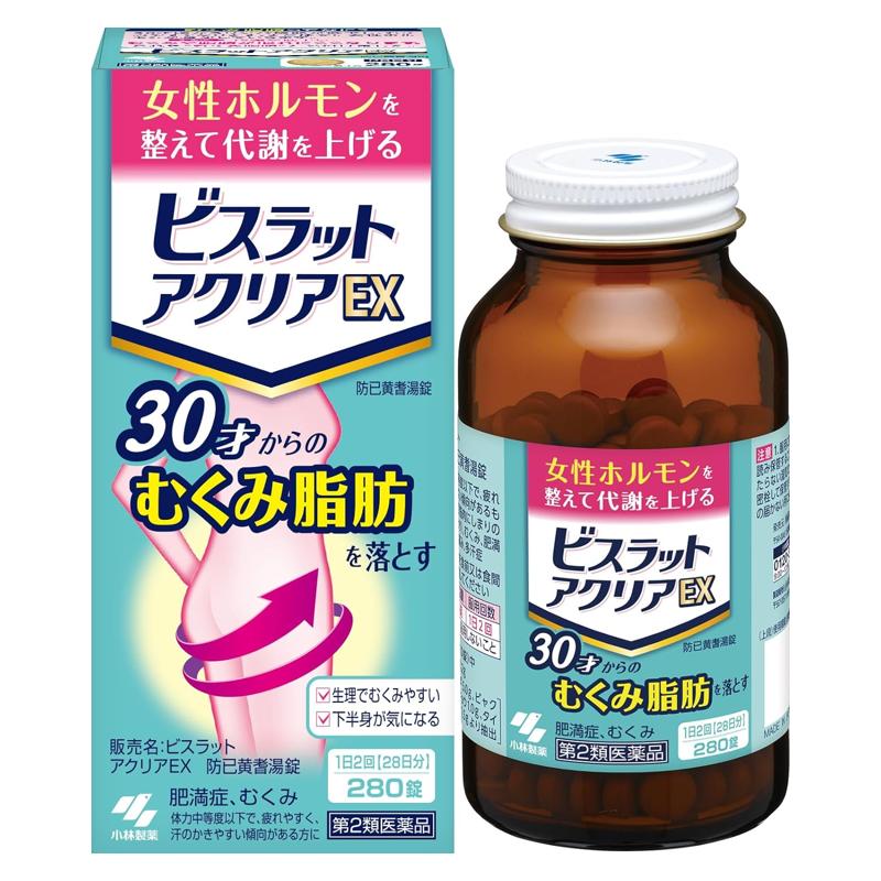 小林製藥 Visrrat Aclear EX錠 30歲開始消水腫減脂改善藥[第2類医薬品]