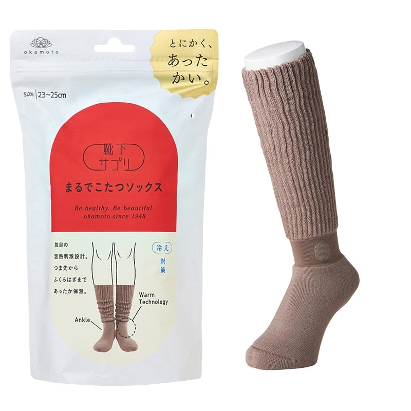 OKAMOTO 彷彿暖桌襪・保暖襪 23～25cm
