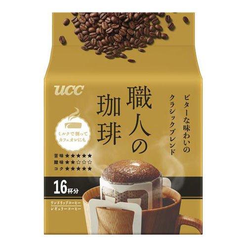 UCC 職人咖啡 滴濾式經典濃醇風味 16杯分