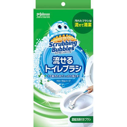 【Scrubbing Bubbles】可沖式馬桶刷系列 (本體/補充包) - 莊臣拋棄式潔廁刷