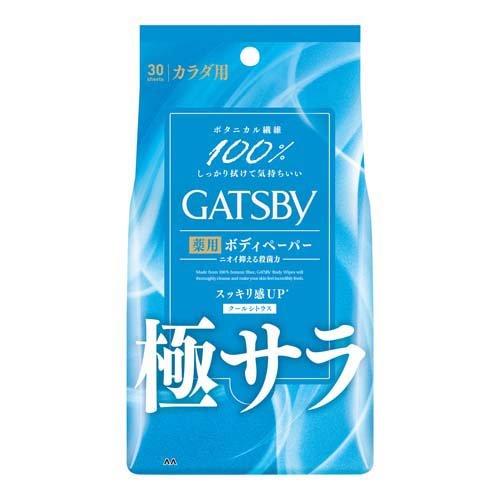 GATSBY 冰涼濕巾 體用抗菌濕巾 涼感濕紙巾 濕紙巾 夏季外出必備 體用30枚