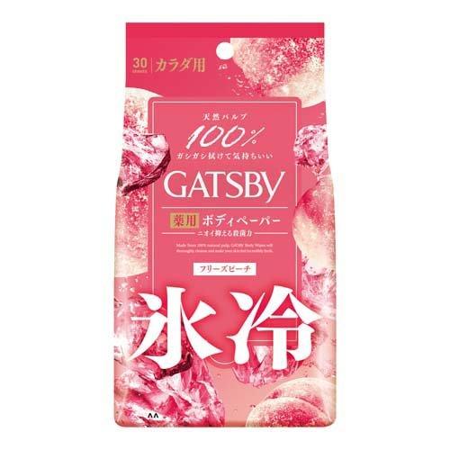 GATSBY 冰涼濕巾 體用抗菌濕巾 涼感濕紙巾 濕紙巾 夏季外出必備 體用30枚