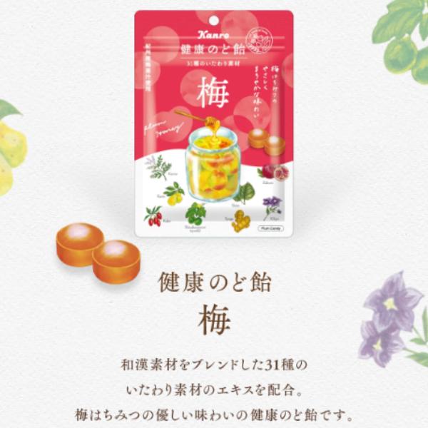 Kanro 健康草本潤喉糖 季節限定