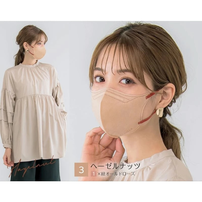 日本 Cicibella 雙色小臉口罩系列 (10入裝)