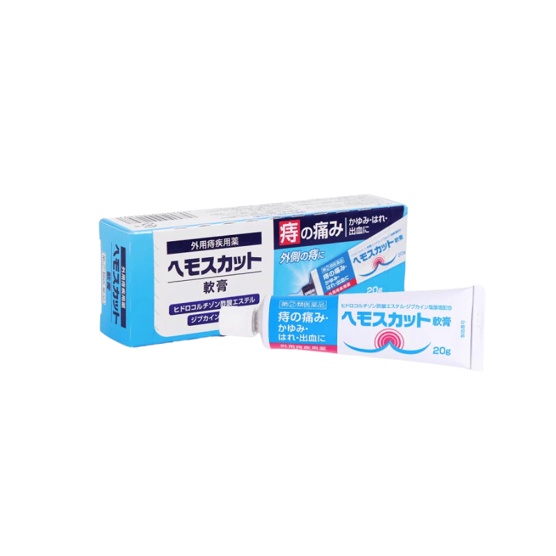 雪の元 Hemoscut軟膏 20g 針對外痔的疼痛與搔癢【指定第2類醫藥品】