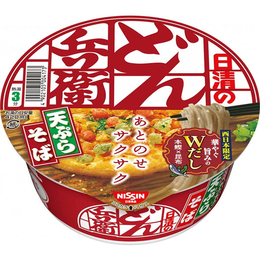 日清食品 兵衛系列 西日本限定天婦羅蕎麥麵 100g