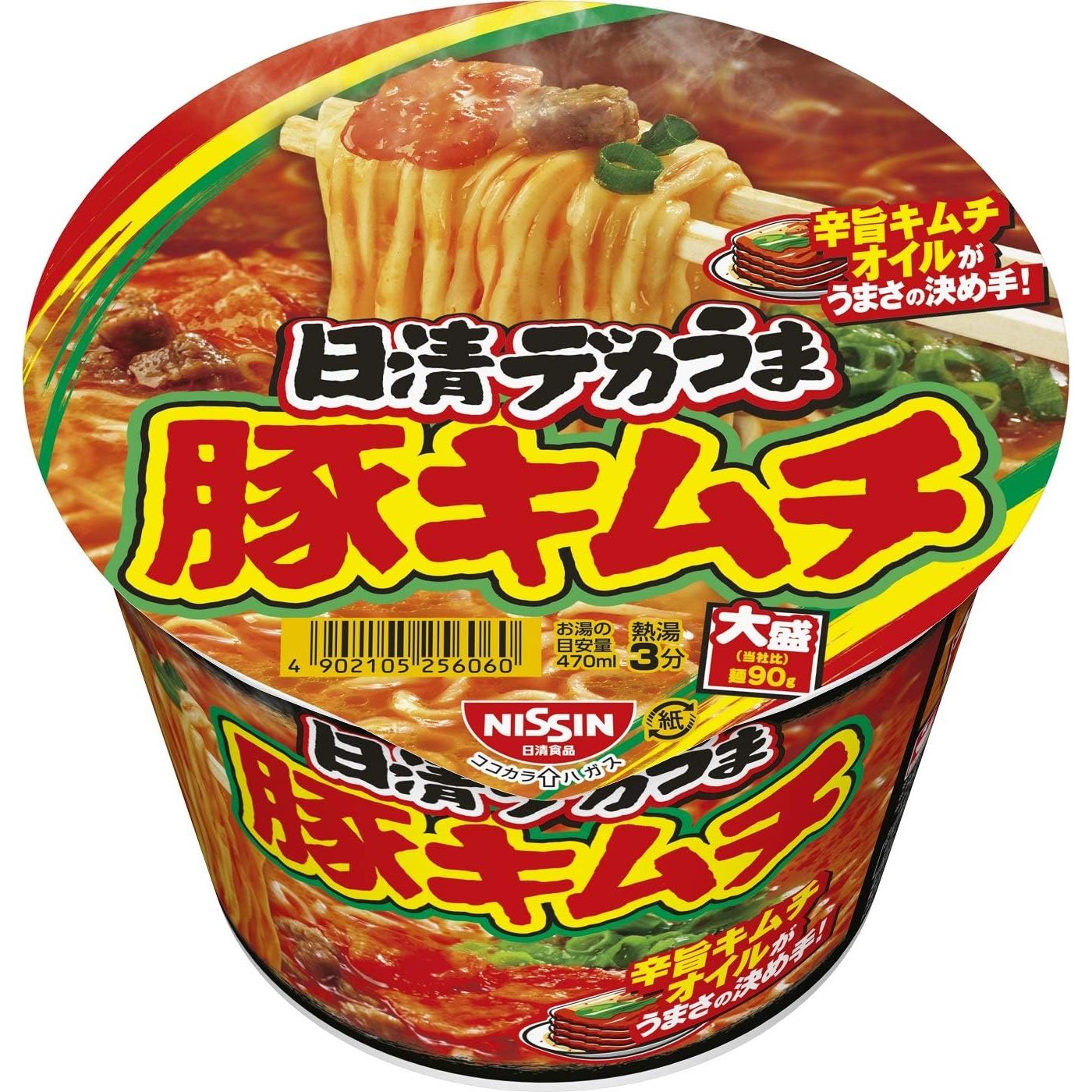 日清食品 韓式豬肉泡菜辛辣泡麵