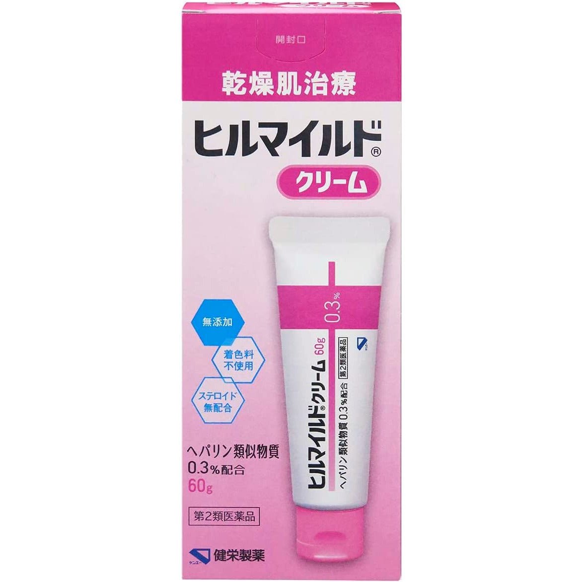 [第2類医薬品] 健榮製藥 溫和乾燥肌膚治療乳霜 60g - CosmeBear小熊日本藥妝For台灣