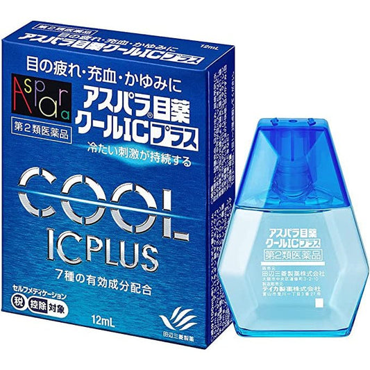 [第2類医薬品] 田邊三菱製藥 ASPARA-ICPLUS清涼型眼藥水 12ml