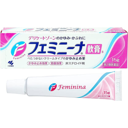 [第2類醫藥品] 小林製藥 Feminina 女性私密處止癢消炎軟膏S - CosmeBear小熊日本藥妝For台灣