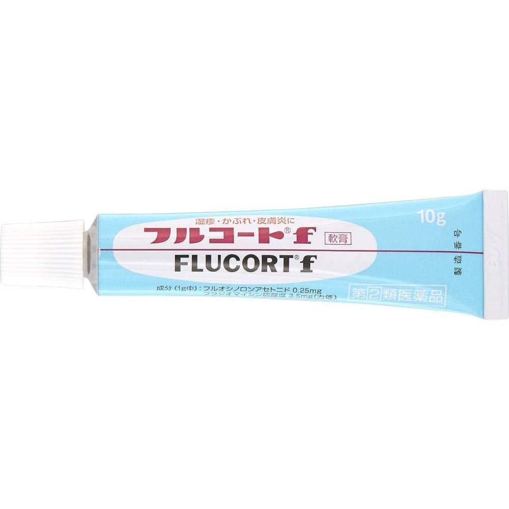 [指定第2類醫藥品] 田邊三菱製藥 Flucort f 濕疹軟膏 10g - CosmeBear小熊日本藥妝For台灣