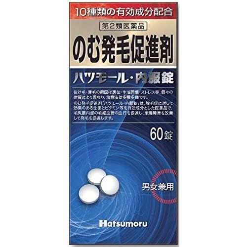 [第2類医薬品] 田村治照堂 Hatsumoru 内服錠 60錠 生髮育發劑 - 小熊藥妝 - 日本藥妝直送台灣