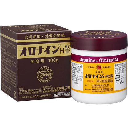 [第2類医薬品] 大塚製藥 OronineH 皮膚疾患外傷治療 軟膏 100g - CosmeBear小熊日本藥妝For台灣