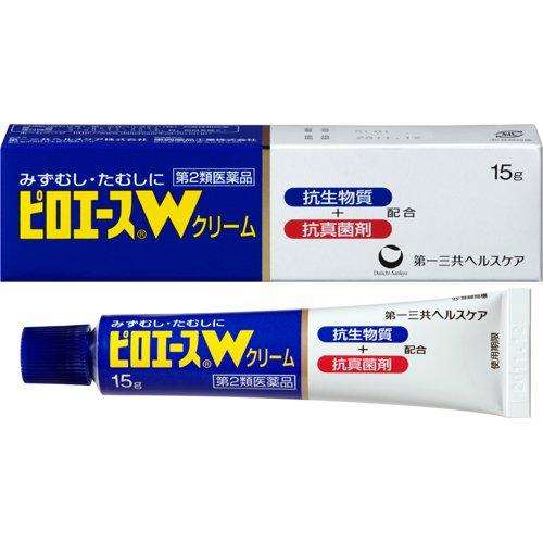 [第2類医薬品] 第一三共 Pillow Ace W 軟膏 15g 腳氣藥