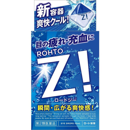 [第2類医薬品] 樂敦製藥 ROHTO Z! 眼藥水 12ml - CosmeBear小熊日本藥妝For台灣
