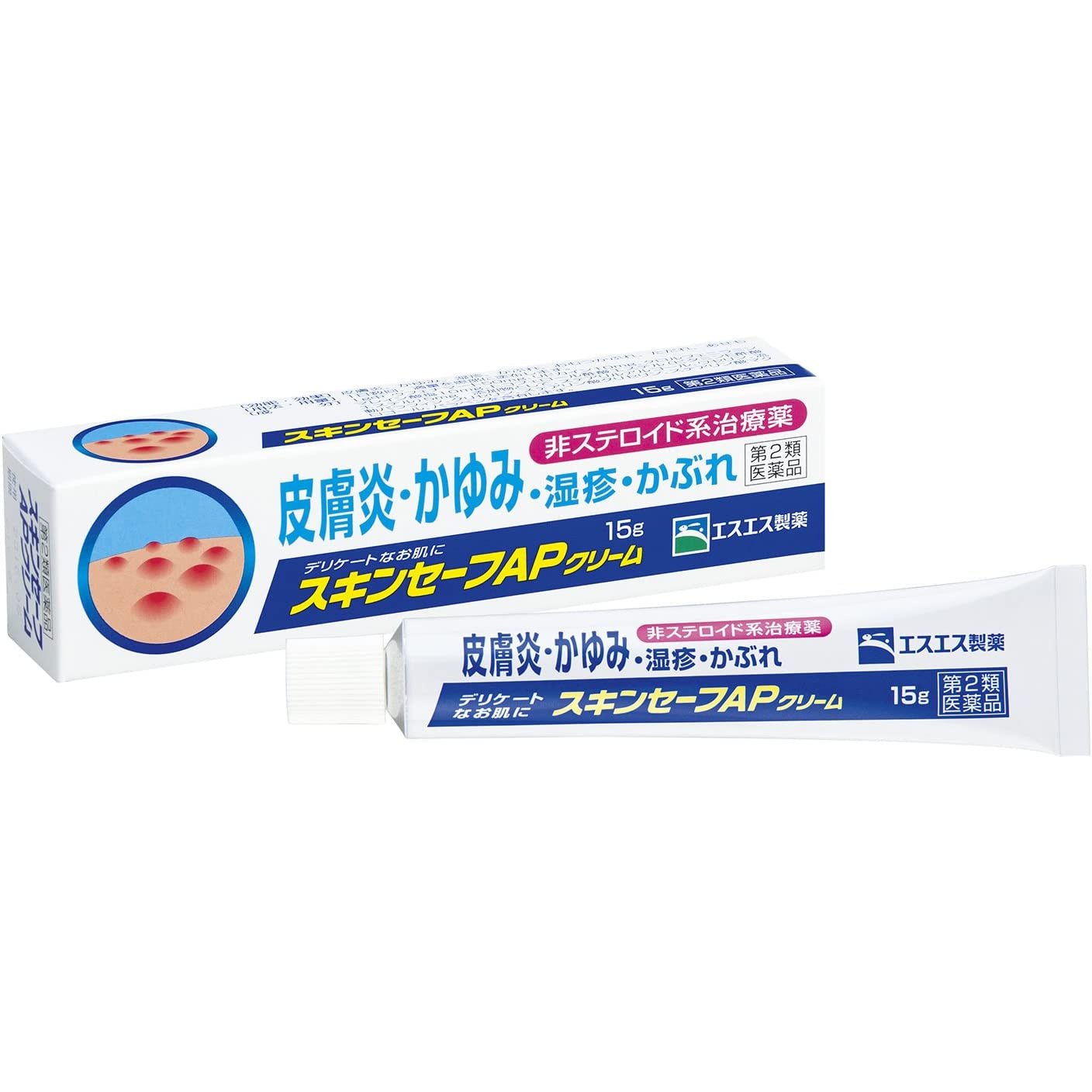 [第2類醫藥品] SS製藥 白兔牌 Skinsafe AP皮炎濕疹軟膏 15g - CosmeBear小熊日本藥妝For台灣
