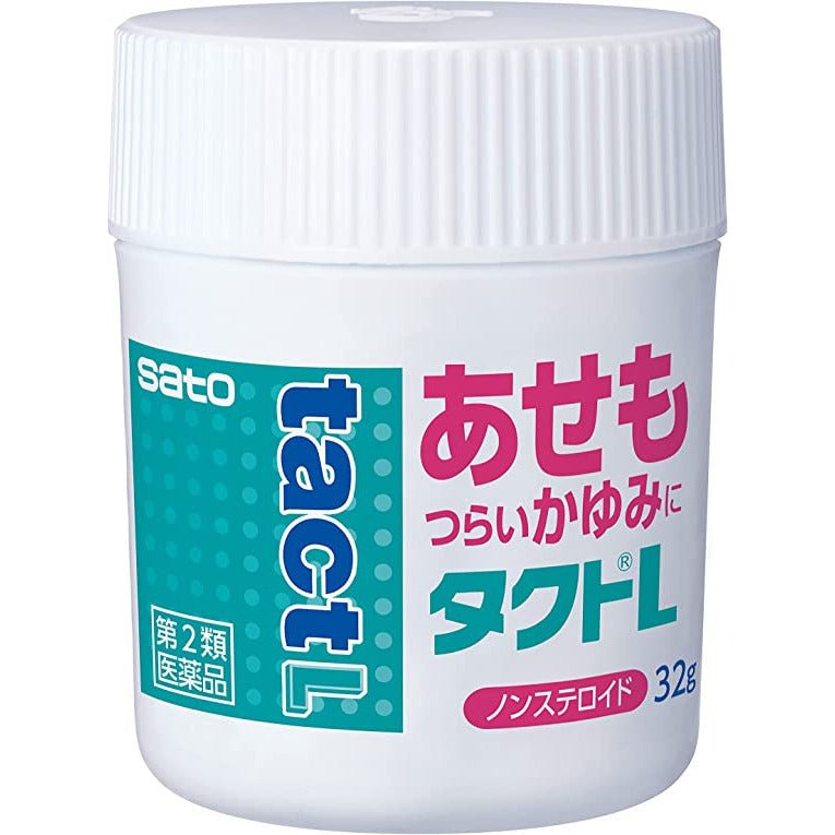 [第2類医薬品] 佐藤製藥 Tact L 疿子/超級止癢乳霜 32g 止癢消炎藥 - CosmeBear小熊日本藥妝For台灣