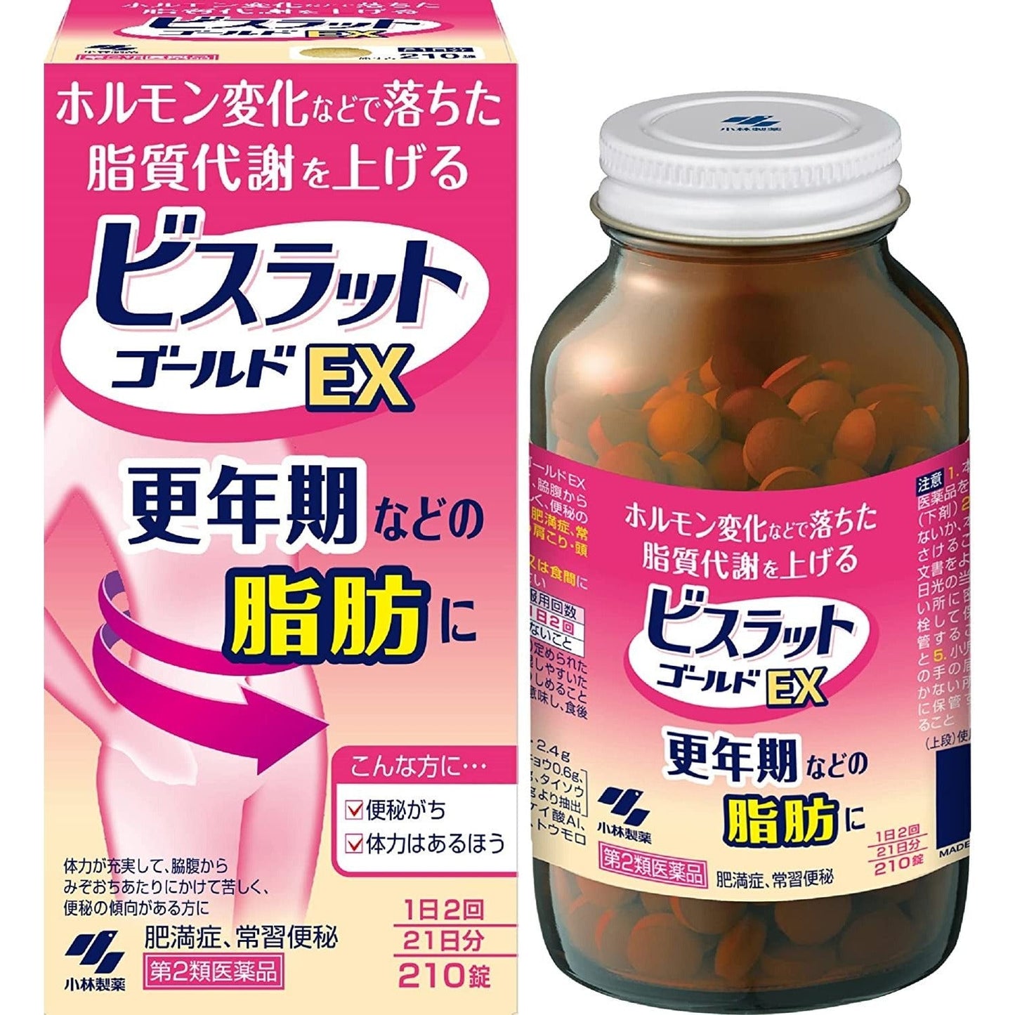 [第2類医薬品] 小林製藥 Visrrat Gold EX加強版 更年期減脂錠 - CosmeBear小熊日本藥妝For台灣