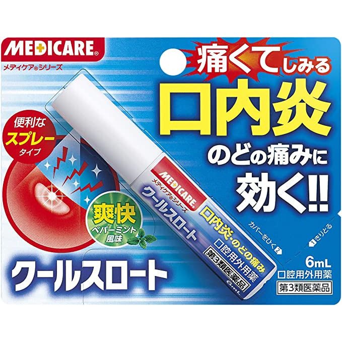 森下仁丹 Medicare Cool Throat 口腔潰瘍噴霧