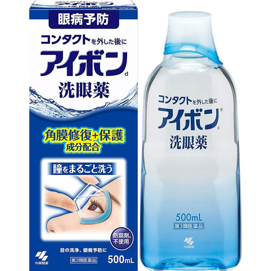 [第3類医薬品] 小林製藥 Eyebon眼病預防洗眼藥 500ml - CosmeBear小熊日本藥妝For台灣