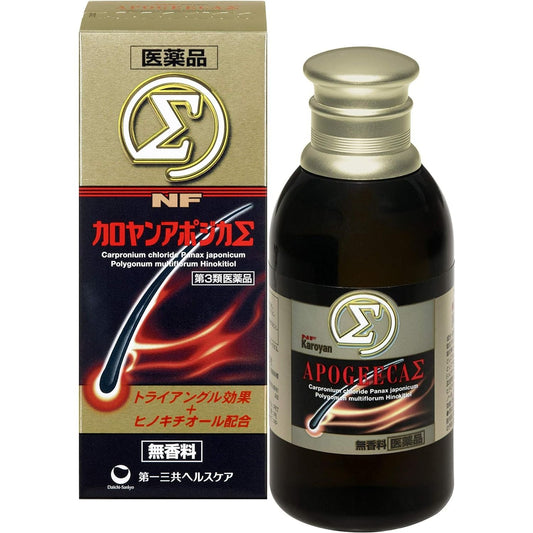 [第3類医薬品] 第一三共 Karoyan佳樂養 NF佳樂養阿波卡 Σ 生髮育發劑 200ml - 小熊藥妝 - 日本藥妝直送台灣