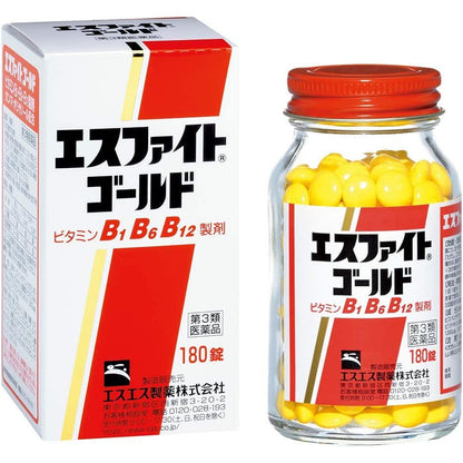 [第3類醫藥品] SS製藥 白兔牌 Sphite Gold 180粒 眼睛疲勞/肩膀酸痛/腰痛 - CosmeBear小熊日本藥妝For台灣
