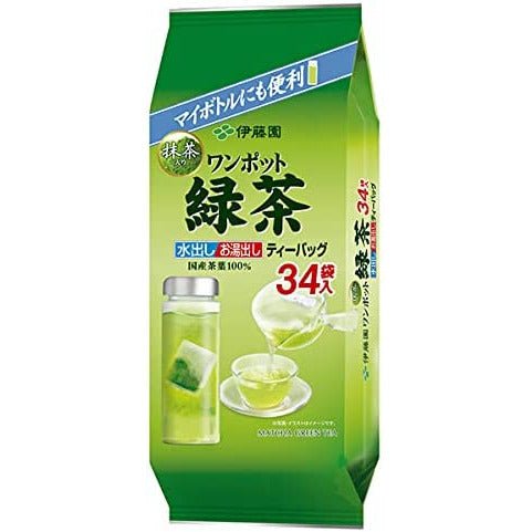 伊藤園 含抹茶的緑茶 3.0g×34袋 - CosmeBear小熊日本藥妝For台灣