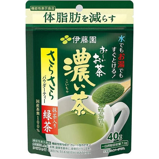 伊藤園 おーいお茶 濃綠茶 40g 減少體脂肪 - CosmeBear小熊日本藥妝For台灣