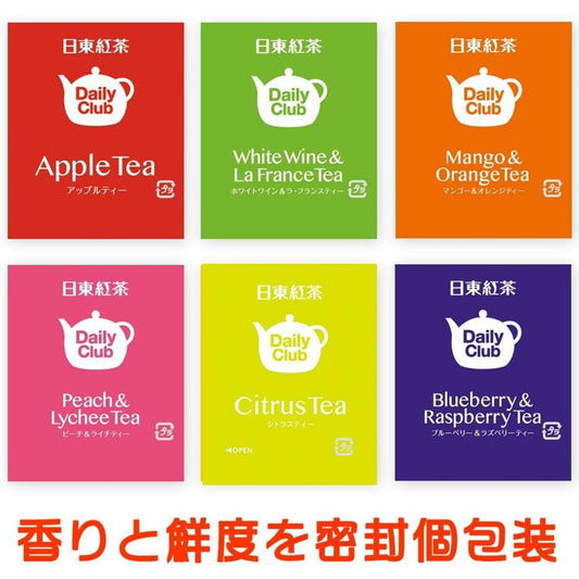 日東紅茶 日常水果茶茶包 6個口味 10袋入 - CosmeBear小熊日本藥妝For台灣