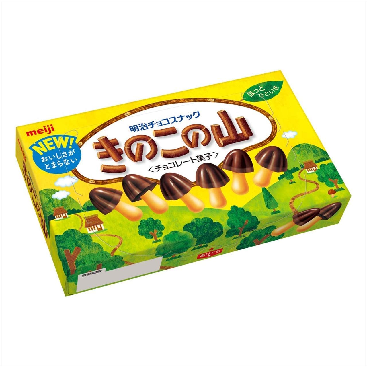 明治 經典蘑菇造型巧克力餅乾 74g - CosmeBear小熊日本藥妝For台灣