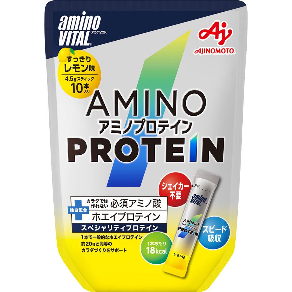 味の素 Amino Vital 氨基酸蛋白質運動補劑 檸檬味 - CosmeBear小熊日本藥妝For台灣