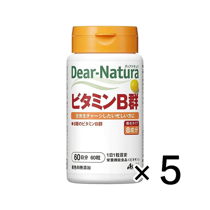 Asahi朝日 Dear-Natura 維他命B群 60日量60粒入 - CosmeBear小熊日本藥妝For台灣