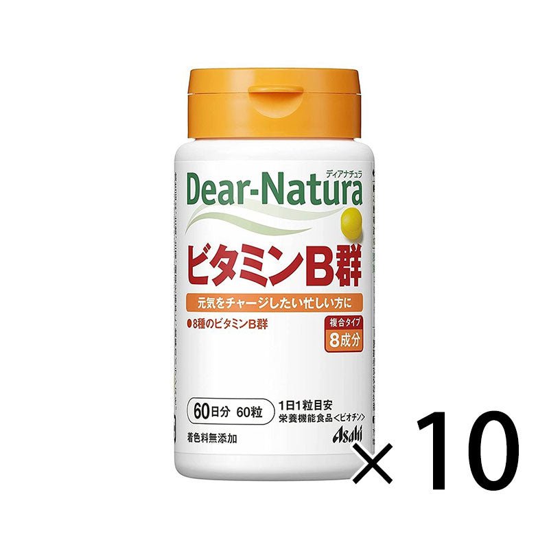 Asahi朝日 Dear-Natura 維他命B群 60日量60粒入 - CosmeBear小熊日本藥妝For台灣
