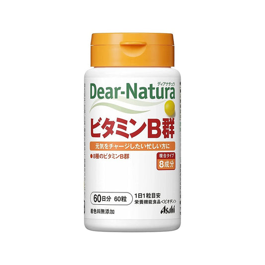 Asahi朝日 Dear-Natura 維他命B群 60日量60粒入 - CosmeBear小熊日本藥妝For台灣