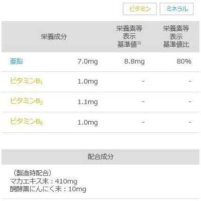 Asahi朝日 Dear Natura style系列 瑪卡×鋅 60日量 補充活力 - CosmeBear小熊日本藥妝For台灣