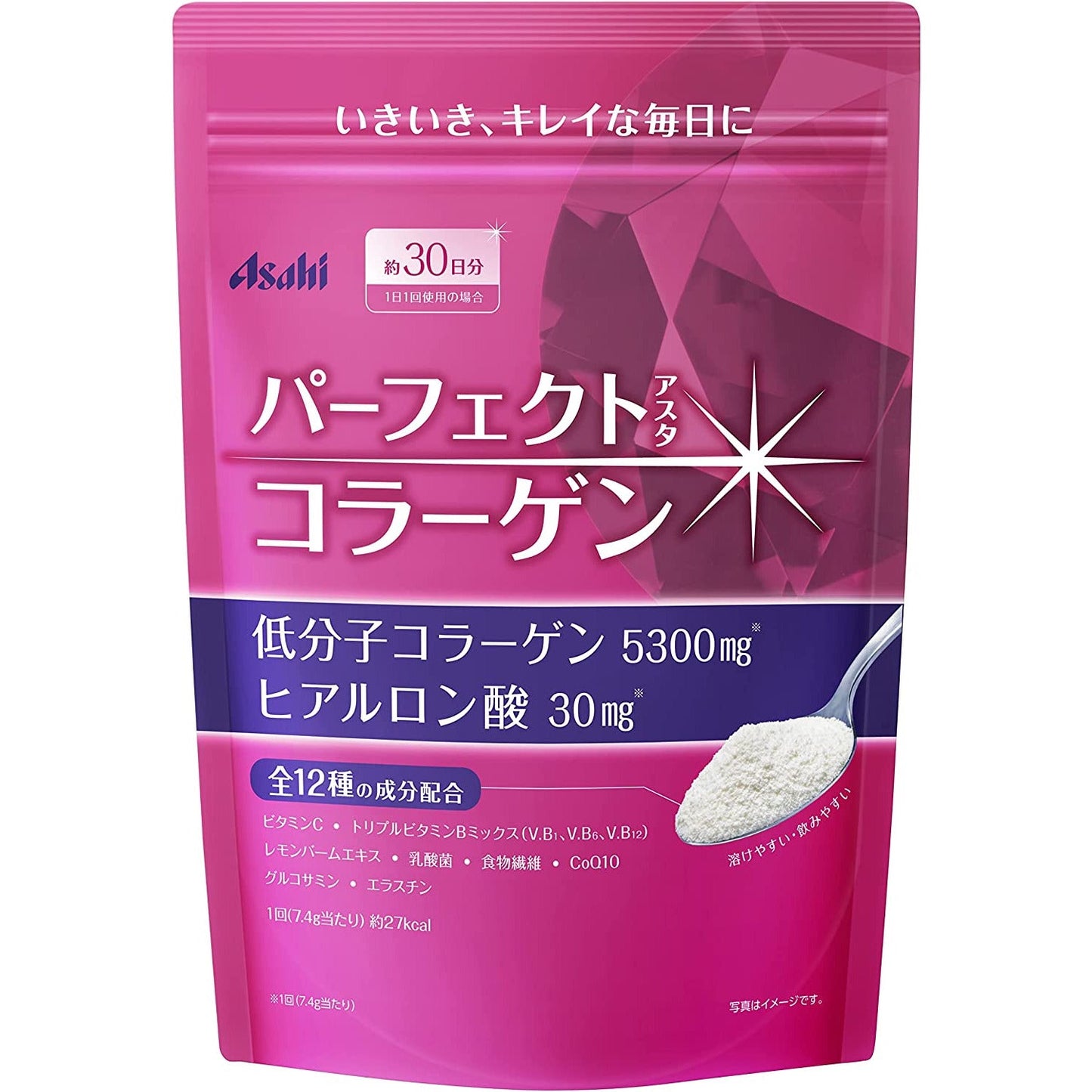 Asahi朝日 Perfect Asta Collagen 膠原蛋白粉 - CosmeBear小熊日本藥妝For台灣