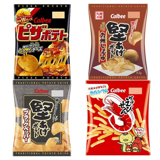 Calbee卡樂比 堅脆薯片/蝦條/薯條 - CosmeBear小熊日本藥妝For台灣