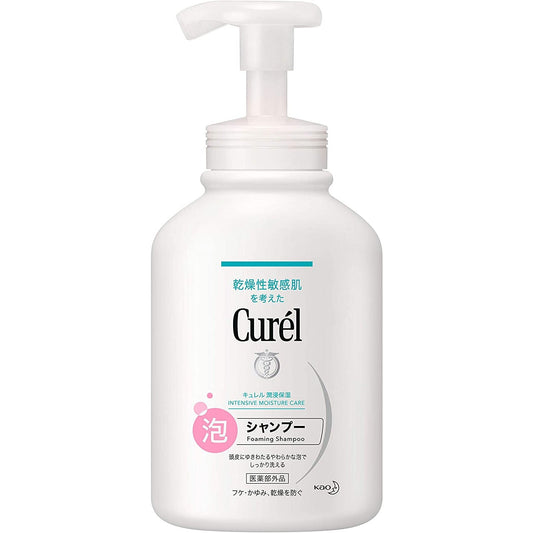 Curel珂潤 浸潤保濕 泡沫洗髮水480ml 孕婦兒童可用