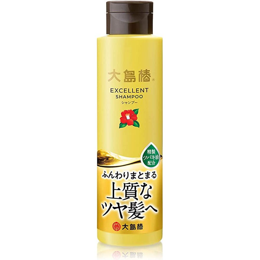 大島椿 Excellent 洗髮水 300mL 使頭髮蓬鬆有光澤 - CosmeBear小熊日本藥妝For台灣