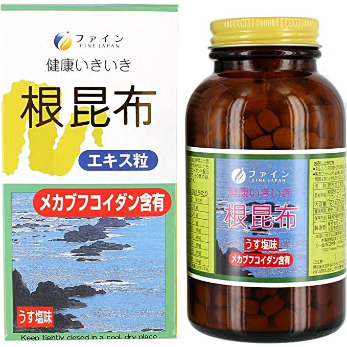 FINE 根昆布提取物精華 50日分500粒入 - CosmeBear小熊日本藥妝For台灣